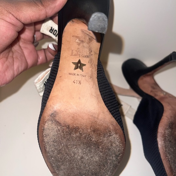 SWAP desired Dior Black Slingback Heels - Picture 4 of 7
